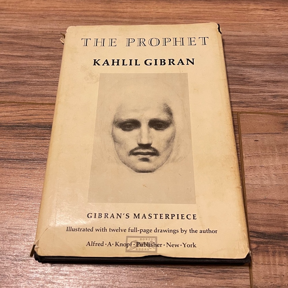 Vintage 1968 Khalil Gibran’s The Prophet Book